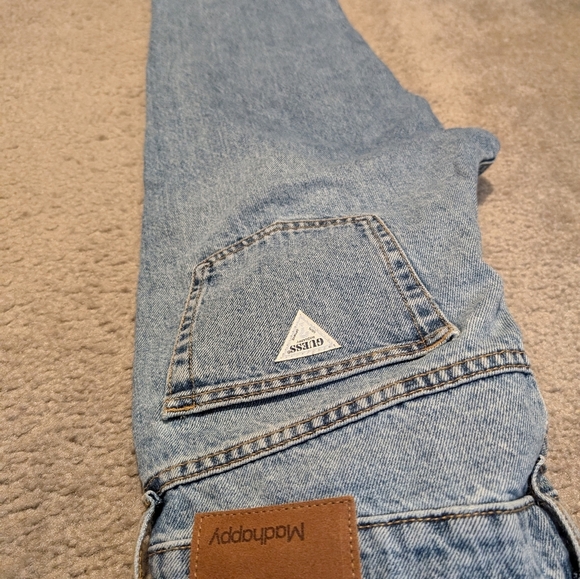 Guess X Madhappy Women's Straight Leg Jeans - Light Blue - Picture 11 of 13